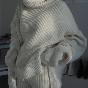 Stylenanda Oversized Turtleneck Knit Sweater